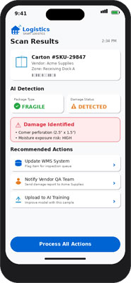 Defect Detection App screen